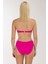 3404 Koyu Pembe Straplez Bikini Takımı 4