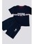 Stripe Lacivert Bebek T-shirt Takım 4