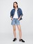 Kadın Mavi Ultrasoft Mid Rise 5'' Denim Şort 1
