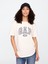 Kadın Kırık Beyaz Gap Arch Logo T-Shirt 1