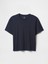 Kadın Lacivert Supima® Pamuk Relaxed T-Shirt 2