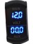 12V-24V DİJİTAL VOLTMETRE (ÇİFT EKRAN, AYNI ANDA İKİ AYRI VOLTAJ) (ANAHTAR TİPİ) (MAVİ IŞIK) 3