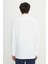 Slim Fit Dar Kesim Düğmeli Yaka Armürlü Gofre Desenli Gömlek 5