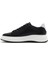 Erkek Siyah Bağcıklı Kalın Tabanlı Deri Sneaker 25SFD610918 2