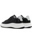 Erkek Siyah Bağcıklı Kalın Tabanlı Deri Sneaker 25SFD610918 5