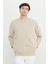 Pamuklu Standart Fit Normal Kesim Kolej Yaka Yan Cep Sweatshirt 1