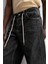 Bağcıklı Baggy Antrasit Jean 1
