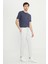 Slim Fit Dar Kesim Beli Bağlamalı Yan Cepli Esnek Pantolon 2