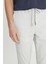 Slim Fit Dar Kesim Beli Bağlamalı Yan Cepli Esnek Pantolon 4