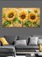 Kanvas Tablo Altın Sarısı Ayçiçekleri 2