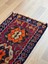 53 x 128 cm Küçük Boy Canlı Renkli Yün El Dokuma Harika Kondisyonlu Kilim 4