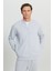 Pamuklu Standart Fit Normal Kesim Kolej Yaka Yan Cep Sweatshirt 3