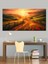 Kanvas Tablo Gün Batımında Kırmızı Yol 2