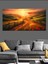 Kanvas Tablo Gün Batımında Kırmızı Yol 3