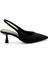 Siyah Kumaş Kadın Klasik Topuklu Ayakkabı K01231481404 1