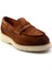 Taba Süet Erkek Loafer Ayakkabı E01901011102 2