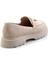 Bej Keten Kadın Loafer Ayakkabı K01997010518 3
