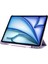 Apple iPad Air 11 M3 (2025) Kalemlikli Standlı Yarı Saydam Hard Pc Kılıf 2