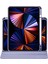 Apple iPad Air 13 Inc M3 (2025) Yatay ve Dikey Dönebilen Standlı Kalem Şarjına Uygun Darbe Dayanıklı Thermix Kılıf 3