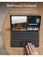 Apple iPad 11. Nesil (A16) 11 Inc 2025 LED Aydınlatmalı Touchpadli Manyetik Kapaklı Bluetoothlu Magic Türkçe Q Klavyeli Kılıf 5