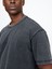 Erkek Siyah Heavyweight Crop T-Shirt 3