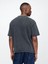 Erkek Siyah Heavyweight Crop T-Shirt 4