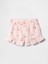 Kız Bebek Pembe Fırfırlı Pull-On Twill Şort 1