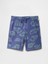 Erkek Bebek Mavi Desenli Şort 1