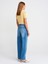 71780 Yeni Kesim Denim Mom Pantolon-Mavi 2