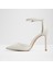 Derperla Ayakkabı Yüksek Topuklu - Ekru 3