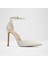 Derperla Ayakkabı Yüksek Topuklu - Ekru 4