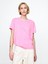 Kadın Pembe %100 Organik Pamuk Vintagesoft T-Shirt 1
