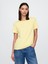 Kadın Sarı %100 Organik Pamuk Vintagesoft T-Shirt 1