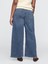 Kadın Lacivert Mid Rise Easy Baggy Jean Pantolon 4