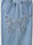 Kız Çocuk Mavi Wide Leg Jean Pantolon 2