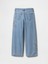 Kız Çocuk Mavi Wide Leg Jean Pantolon 3
