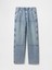 Erkek Mavi Ultrasoft Baggy Jean Pantolon 3