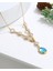 Aquamarine Taşlı Gümüş Kolye 3