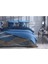 Çift Kişilik Yatak Örtülü Nevresim Takımı Resumo Lacivert 1