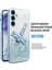 Kadem Samsung Galaxy A15 5g/4g Kılıf Dragonfly Kickstand Tpu Çiçekler Glitter Telefon Kapağı-Mavi (Yurt Dışından) 4