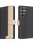 Samsung Galaxy S25 Ultra Için Deri Kılıf Ekleme Renkli Rfıd Engelleme-Siyah (Yurt Dışından) 1
