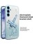 Kadem Samsung Galaxy A25 5g (Global) (161.0 x 76.5 x 8.3mm) Kılıf Dragonfly Kickstand Tpu Çiçekler Glitter Telefon Kapağı-Mavi (Yurt Dışından) 4