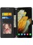 Samsung Galaxy S25 Ultra Kılıf Cüzdan Skin-Touch Deri Baskılı Telefon Kılıfı-Siyah (Yurt Dışından) 2