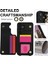 Samsung Galaxy A55 5g Kılıf Kart Tutuculu, Kickstandlı, Rfıd Engellemeli Pu+Tpu Telefon Arka Kapak-Siyah (Yurt Dışından) 5