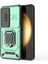 Samsung Galaxy S25 Kılıf Pc+Tpu Lens Kapaklı Kickstand Telefon Koruyucu-Yeşil (Yurt Dışından) 4
