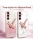 Kadem Samsung Galaxy A05S 4g Kılıf Dragonfly Kickstand Tpu Çiçekler Glitter Telefon Kapağı-Mor (Yurt Dışından) 2