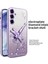 Kadem Samsung Galaxy A05S 4g Kılıf Dragonfly Kickstand Tpu Çiçekler Glitter Telefon Kapağı-Mor (Yurt Dışından) 4