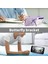 Kadem Samsung Galaxy A05S 4g Kılıf Dragonfly Kickstand Tpu Çiçekler Glitter Telefon Kapağı-Mor (Yurt Dışından) 5