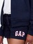 Kız Çocuk Tapestry Navy Gap Logo Havlu Kumaş Pull-On Şort 2