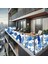 80 cm x 2 m Mavi Yaprak Balkon Bahçe Çit Brandası Su İtici, Uv Koruyucu, Dekoratif Örtü 1